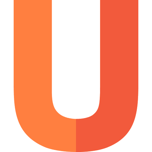 U shapes and symbols typographical vowel icon U shapes and symbols typographical vowel icon