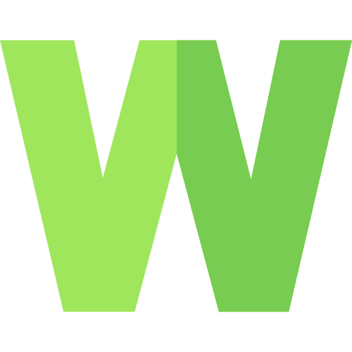 W w shapes and symbols alphabet icon W w shapes and symbols alphabet icon