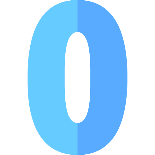 Zero zero number education icon Zero zero number education icon