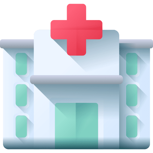 Hospital buildings hospital healthcare and medical icon