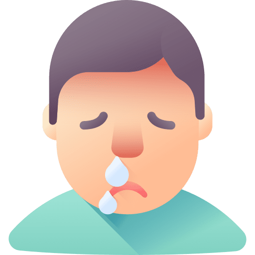 Runny nose sickness healthcare and medical contagious icon