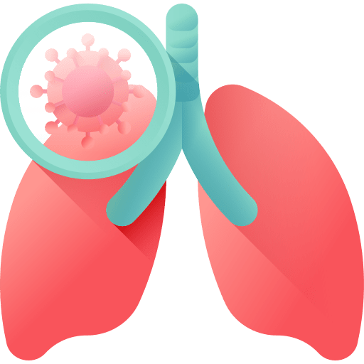 Infected coronavirus covid 19 quarantine icon