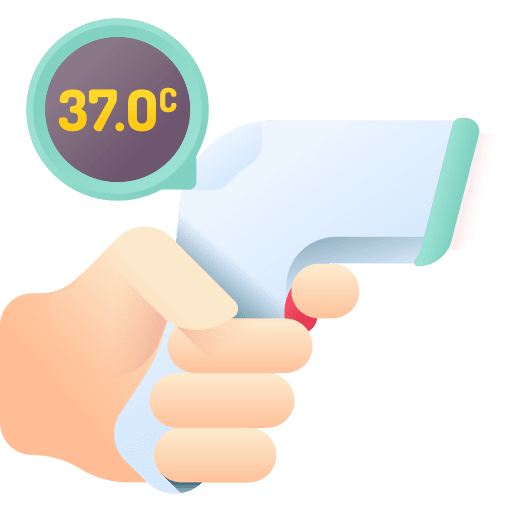 Thermometer tools and utensils celsius digital icon