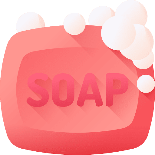Soap cleaning soap washing hands icon