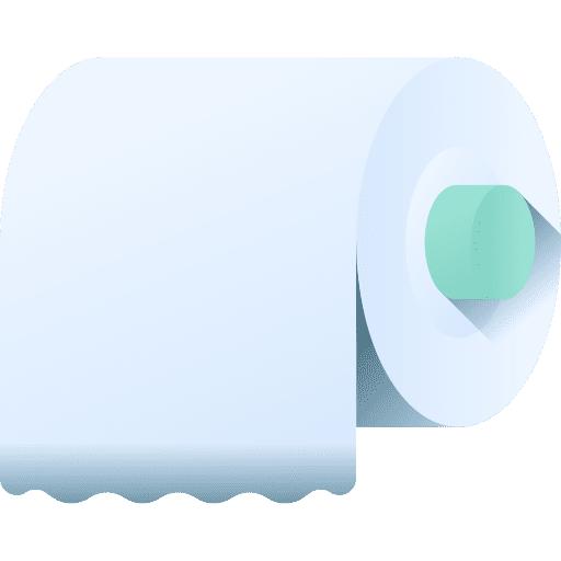 Tissue paper bathroom healthcare and medical home icon