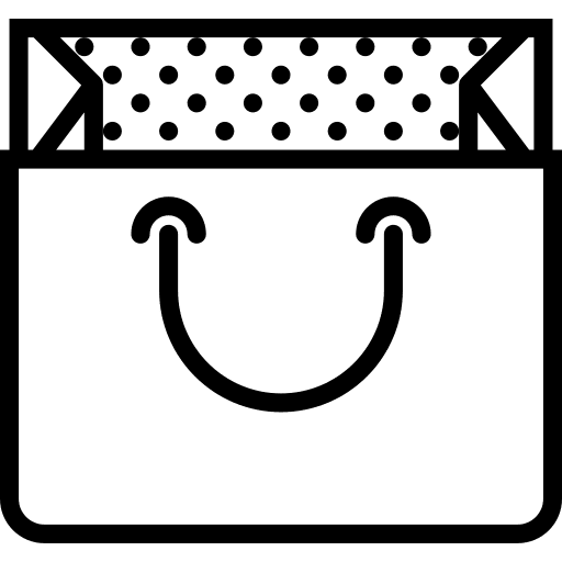 Bag container shopping shopping bag icon