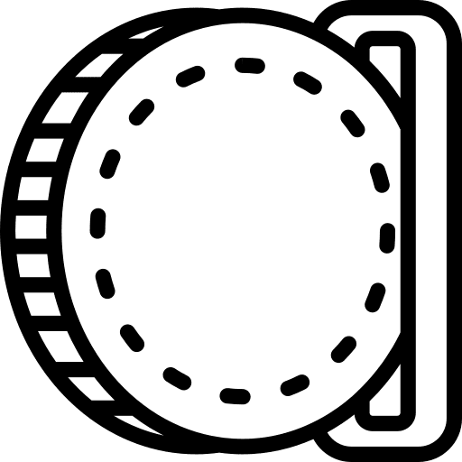 Insert coin buy machine business icon