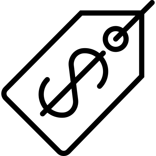 Price tag price label business icon