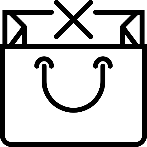 Bag paper bag shopping bag container icon