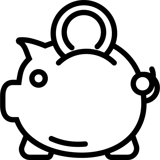 Piggy bank piggy bank money coin icon