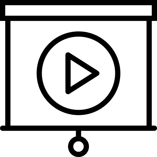 Presentation finances statistics video icon