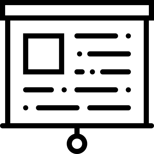 Presentation graphic chart statistics icon