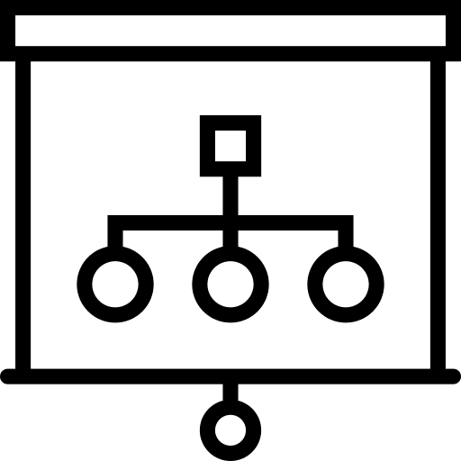 Presentation graphic financial chart icon