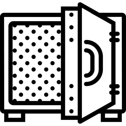 Safebox business open safebox icon