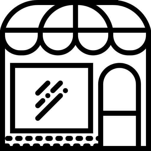 Store food commerce mobile store icon