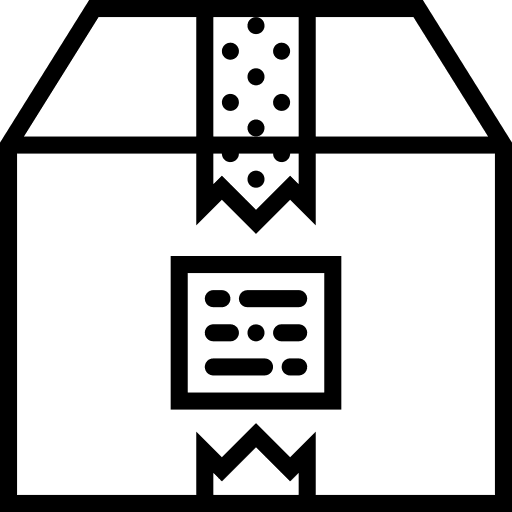 Box packaging package cardboard icon