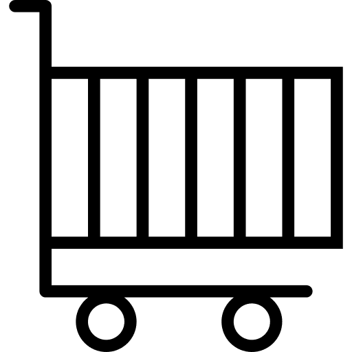 Cart store shopping trolley icon