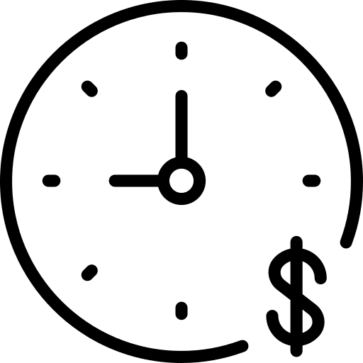 Time is money money time business icon