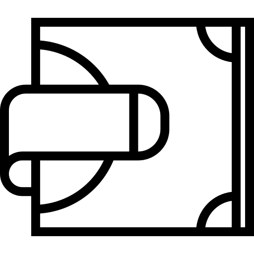 Wallet card business notes icon