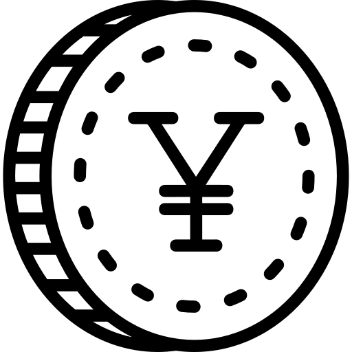 Yen business money cash icon