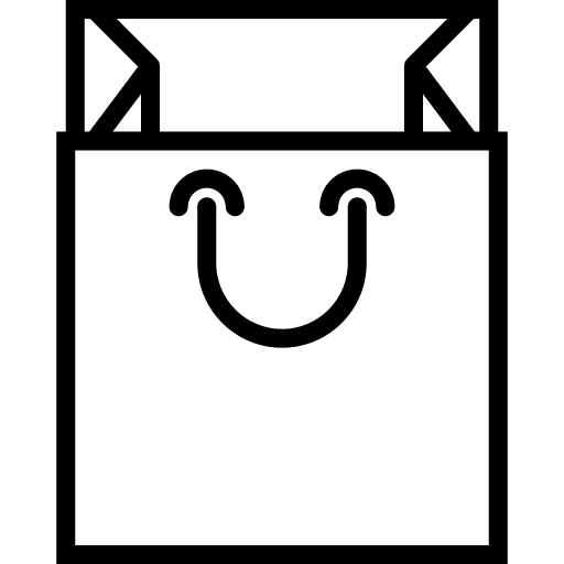 Bag bag container paper icon