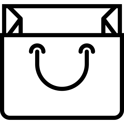 Bag business shopping bag paper icon