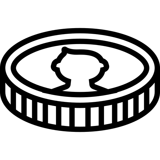 Coin coin business money icon