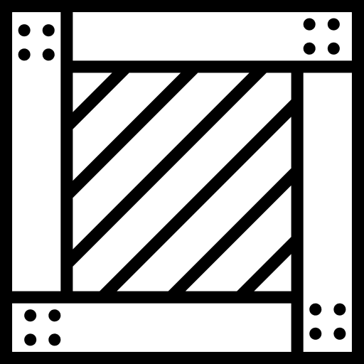 Crate wooden crate delivery icon