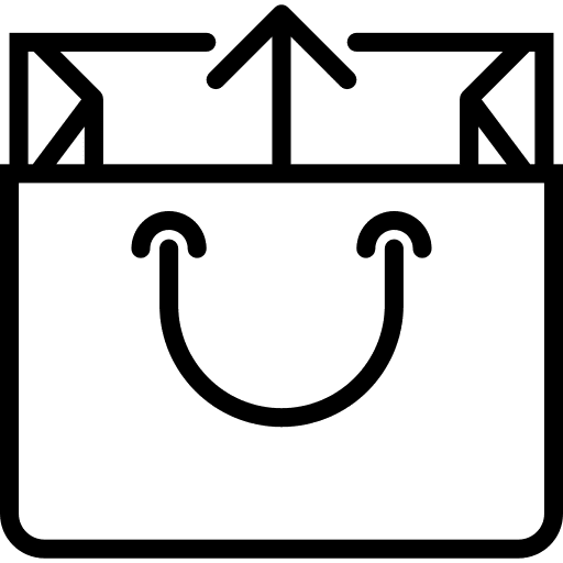 Bag paper business bag icon