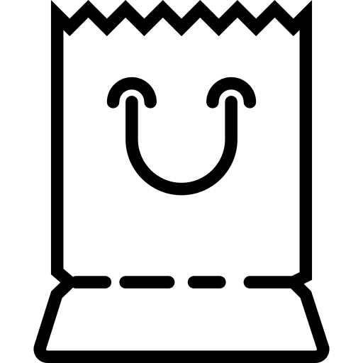 Bag paper shopping business icon