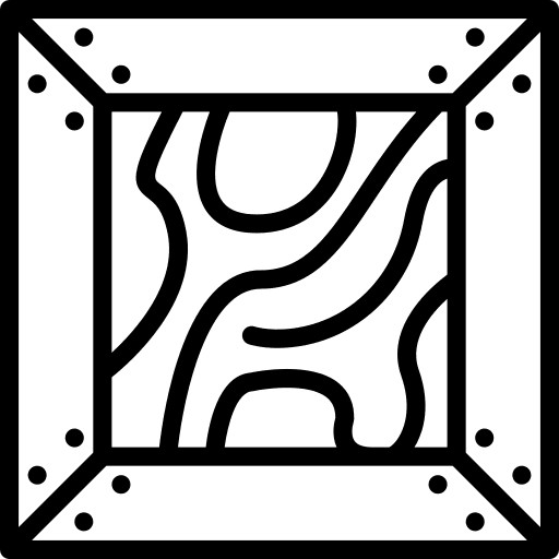 Crate crate business wood icon