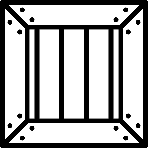 Crate delivery wooden crate icon