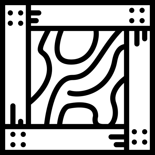 Crate wooden delivery transport icon