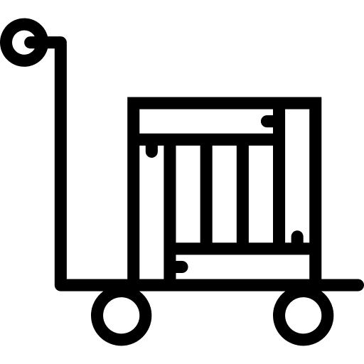 Delivery cart cart business loads icon