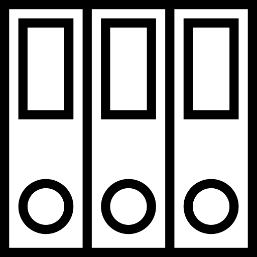 Folder material business documents icon