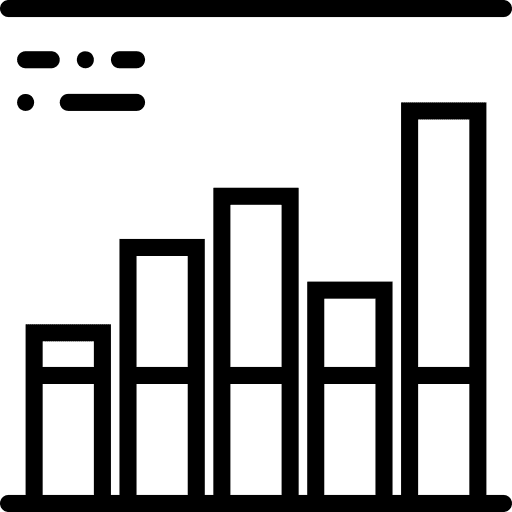 Graph stats finances graphic icon