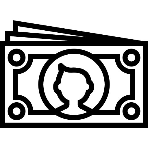 Notes money currency business icon