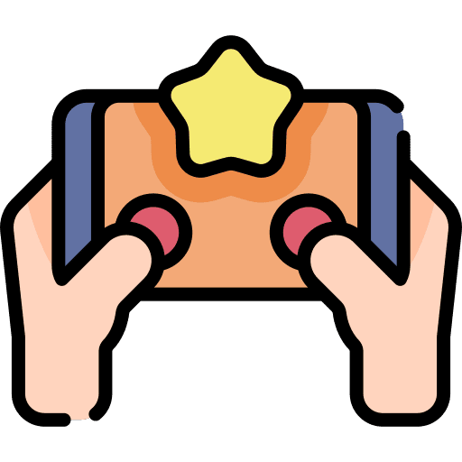 Smartphone mobile joystick online game icon
