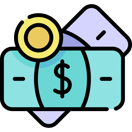 Money cash money business and finance icon Money cash money business and finance icon