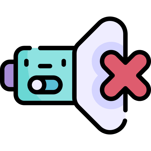 Mute speaker audio sound icon Mute speaker audio sound icon