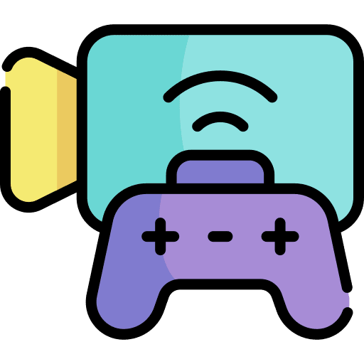 Streaming electronics screen streaming icon Streaming electronics screen streaming icon