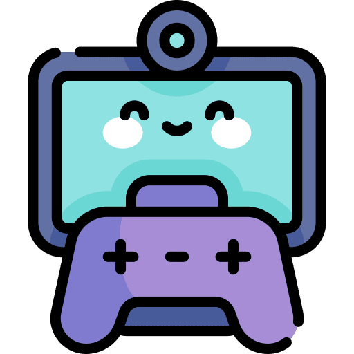Video game gamer technology game controller icon Video game gamer technology game controller icon