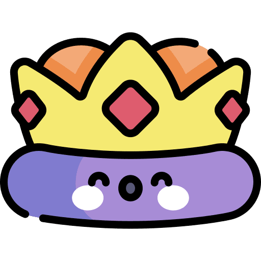 Crown video game fashion queen icon Crown video game fashion queen icon