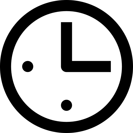 Clock clockwise waiting business and finance icon