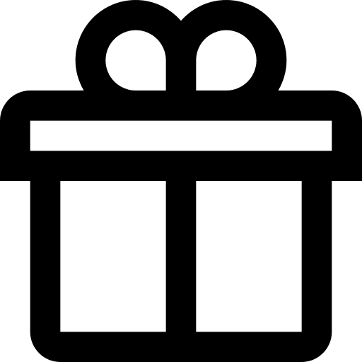 Gift birthday gift business and finance icon