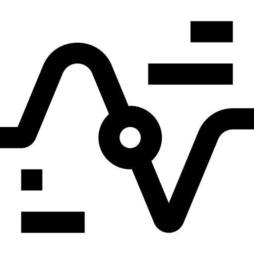 Line graph business business and finance statistics icon