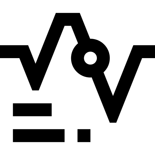 Line graph line graphic line graph statistics icon