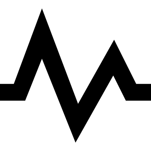 Pulse ui healthcare and medical heart icon