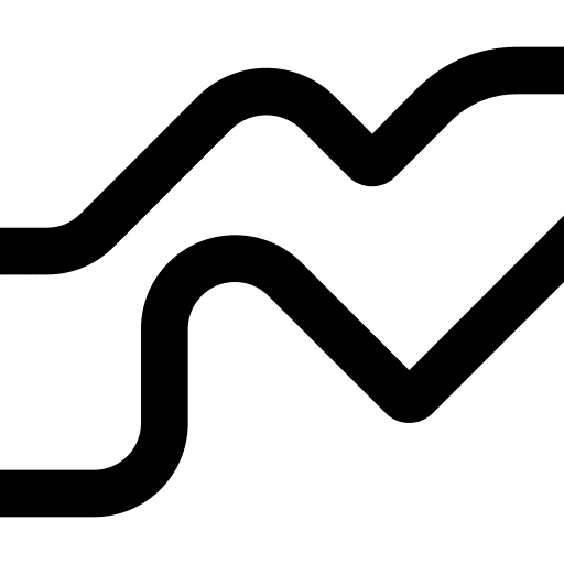 Line graph connection business line graph icon