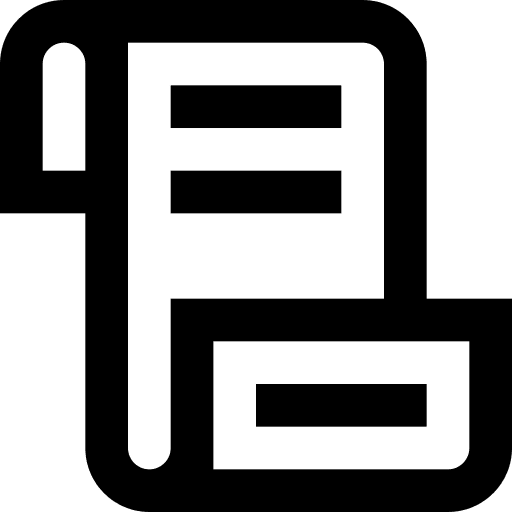 Newspaper news interface newspaper icon